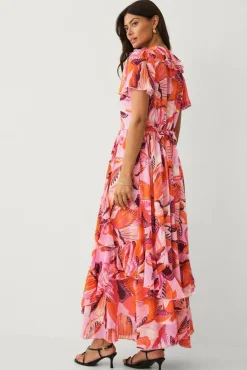Ellos Collection Maxikjole i chiffon