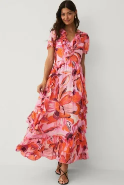 Ellos Collection Maxikjole i chiffon