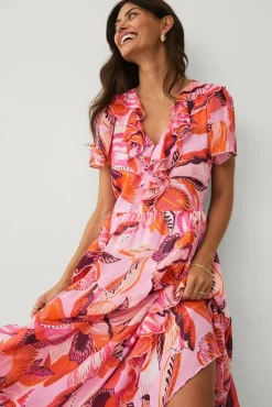 Ellos Collection Maxikjole i chiffon