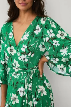 Ellos Collection Maxikjole med knytbart belte