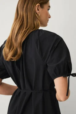 Ellos Collection Maxikjole med smalt knytbart belte