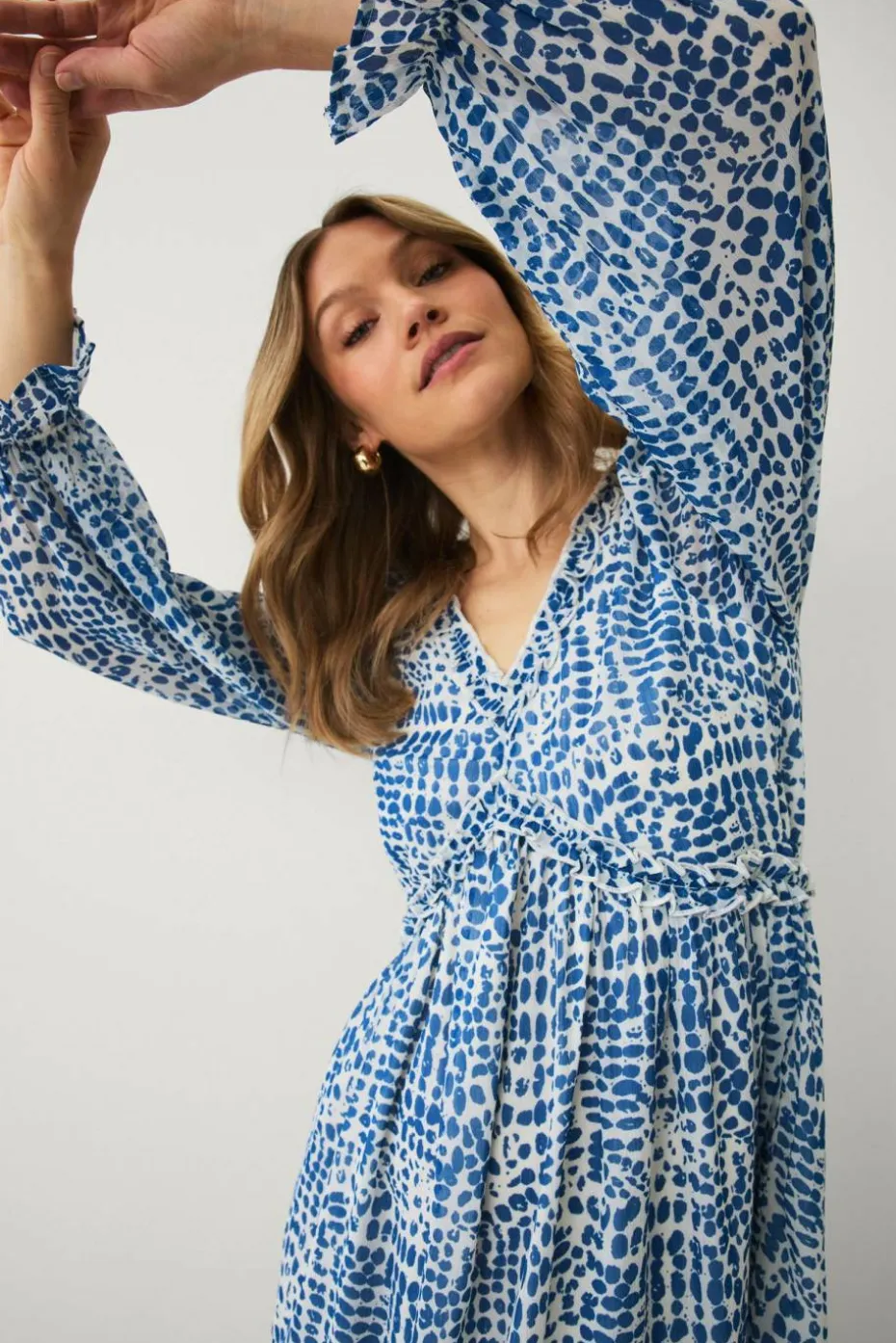 Ellos Collection Maxikjole i chiffon