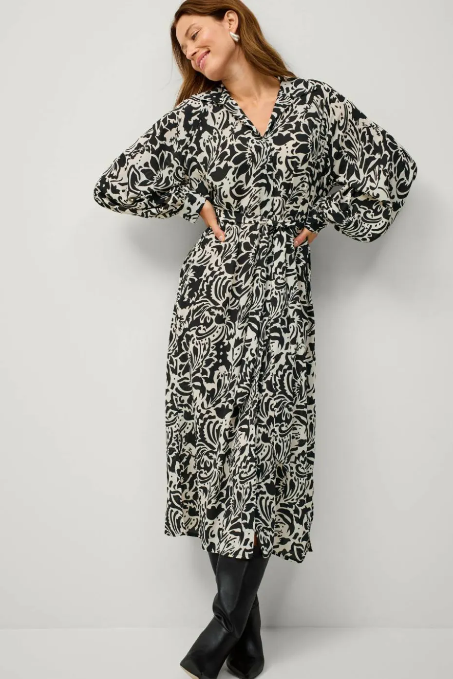 Ellos Collection Maxikjole i chiffon