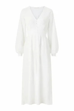 Ellos Collection Maxikjole med broderie anglaise