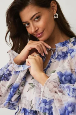 Ellos Collection Maxikjole i chiffon