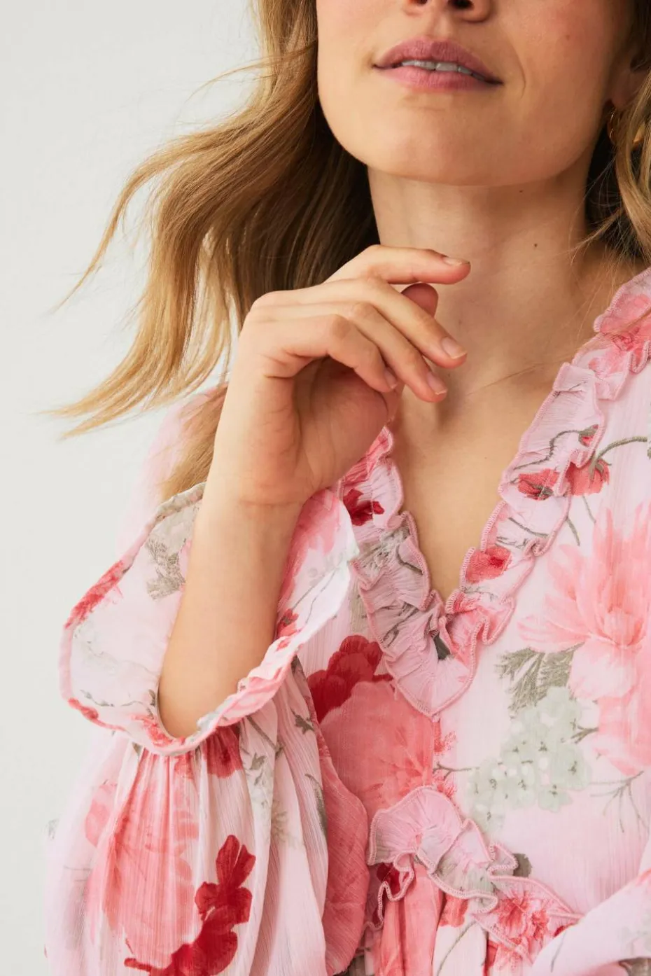 Ellos Collection Maxikjole i chiffon