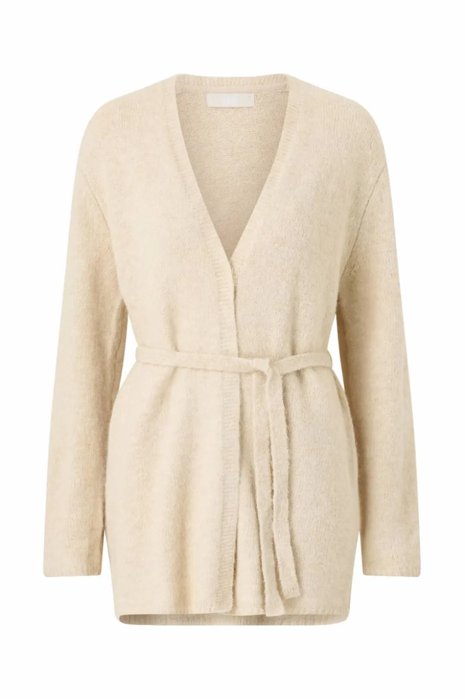 Ellos Collection Åpen cardigan med bindebelte