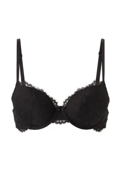 Ellos Collection Polstret push-up-bh med bøyler i blonder