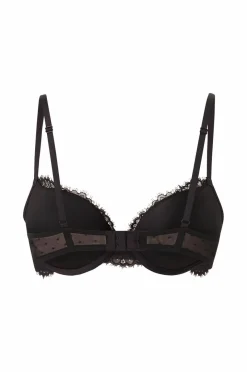 Ellos Collection Polstret push-up-bh med bøyler i blonder
