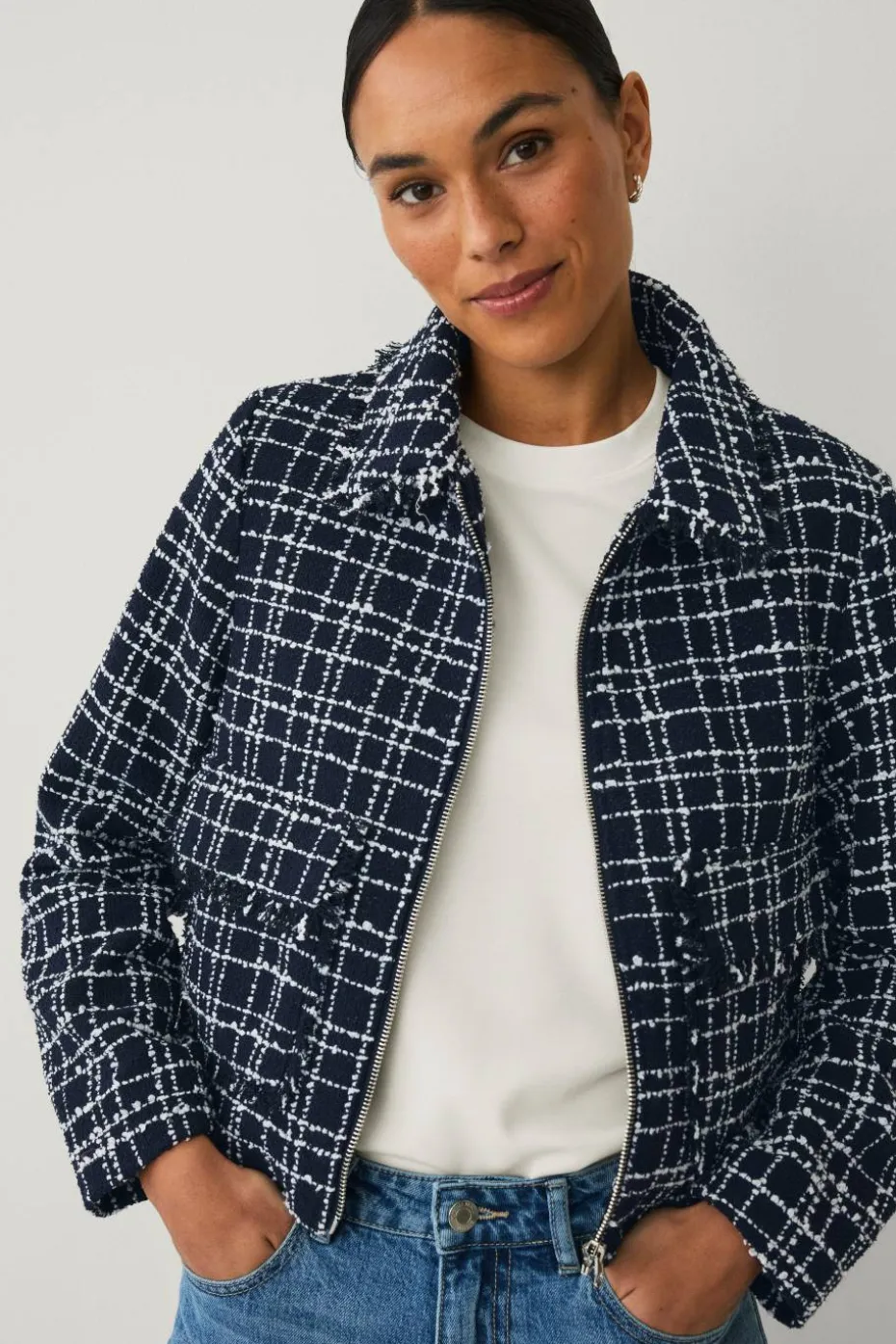 Ellos Collection Posete jakke i tweed
