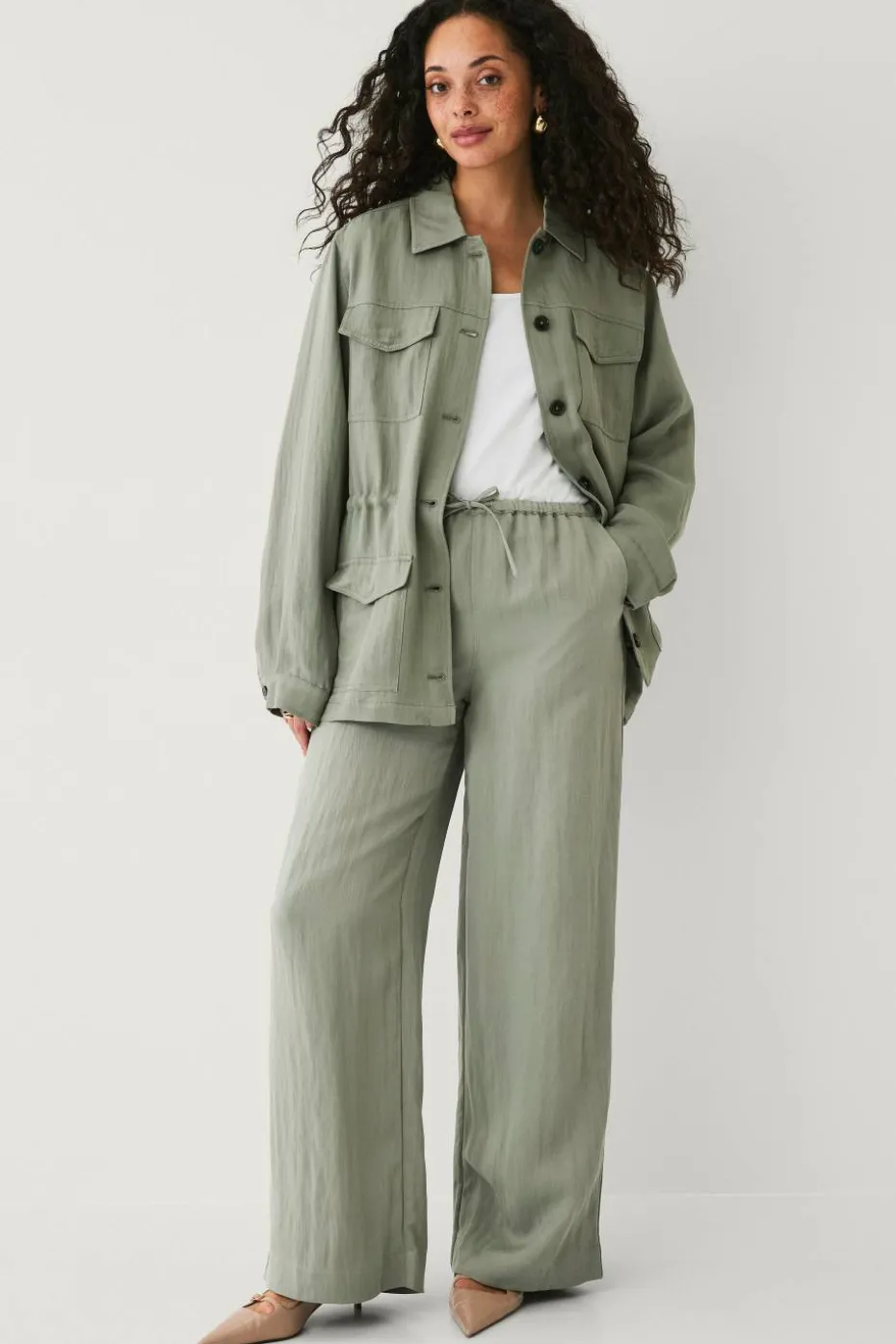 Ellos Collection Pull on-bukser i lyocell