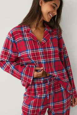 Ellos Collection Pysjsett i flanell