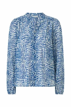 Ellos Collection Rent bluse med kledde knapper