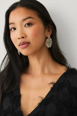 Ellos Collection Øreringer med strass