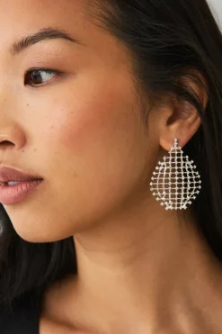 Ellos Collection Øreringer med strass