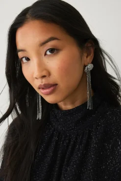 Ellos Collection Øreringer med strass