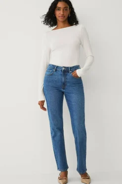 Ellos Collection Rette jeans med høy midje
