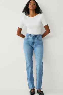 Ellos Collection Rette jeans med høy midje