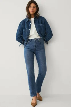 Ellos Collection Rette jeans med høy midje