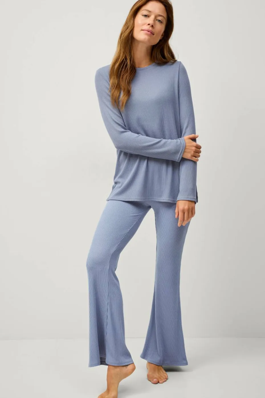 Ellos Collection Ribbestrikket topp