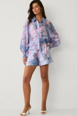 Ellos Collection Shorts med midje med en vaffelsøm