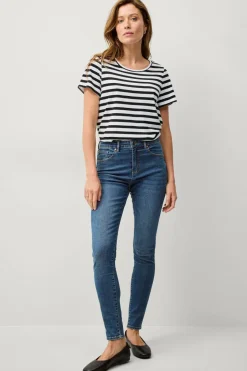 Ellos Collection Skinny stretchjeans med høy midje
