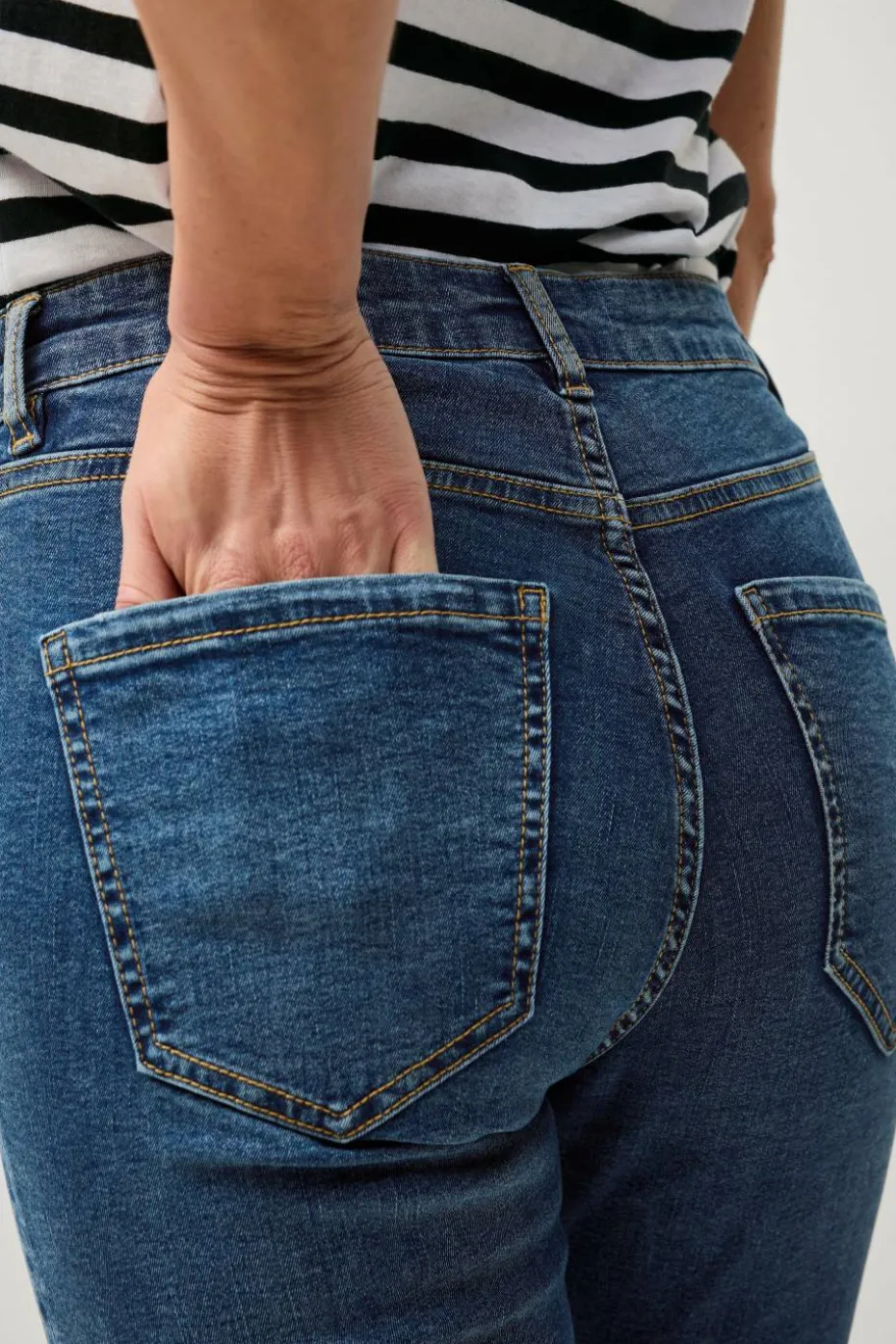 Ellos Collection Skinny stretchjeans med høy midje