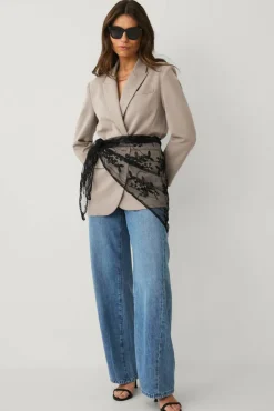 Ellos Collection Skjerf med broderi