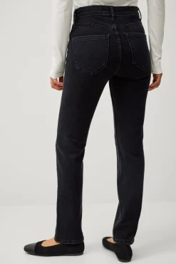 Ellos Collection Smale stretchjeans med høy midje