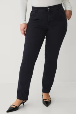 Ellos Collection Smale stretchjeans med høy midje