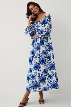 Ellos Collection Smock-kjole i bomull