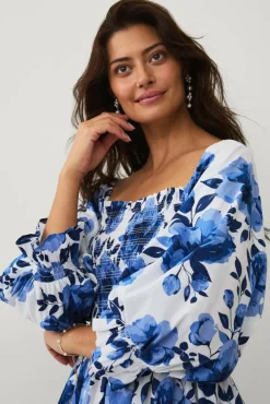 Ellos Collection Smock-kjole i bomull