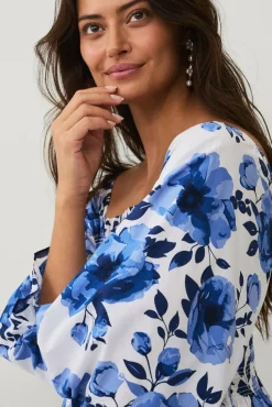 Ellos Collection Smock-kjole i bomull