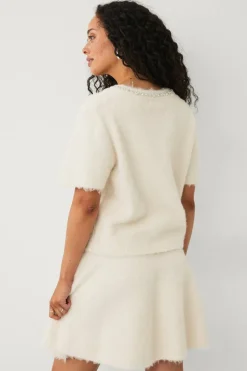 Ellos Collection Strikkegenser med rhinestone-detaljer