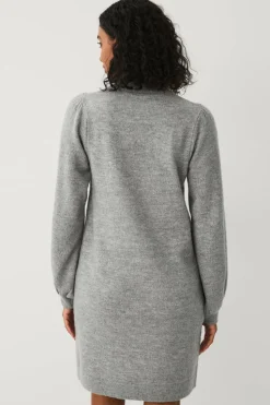 Ellos Collection Strikket kjole med lange ermer