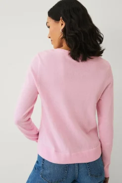 Ellos Collection Strikket genser med v-hals