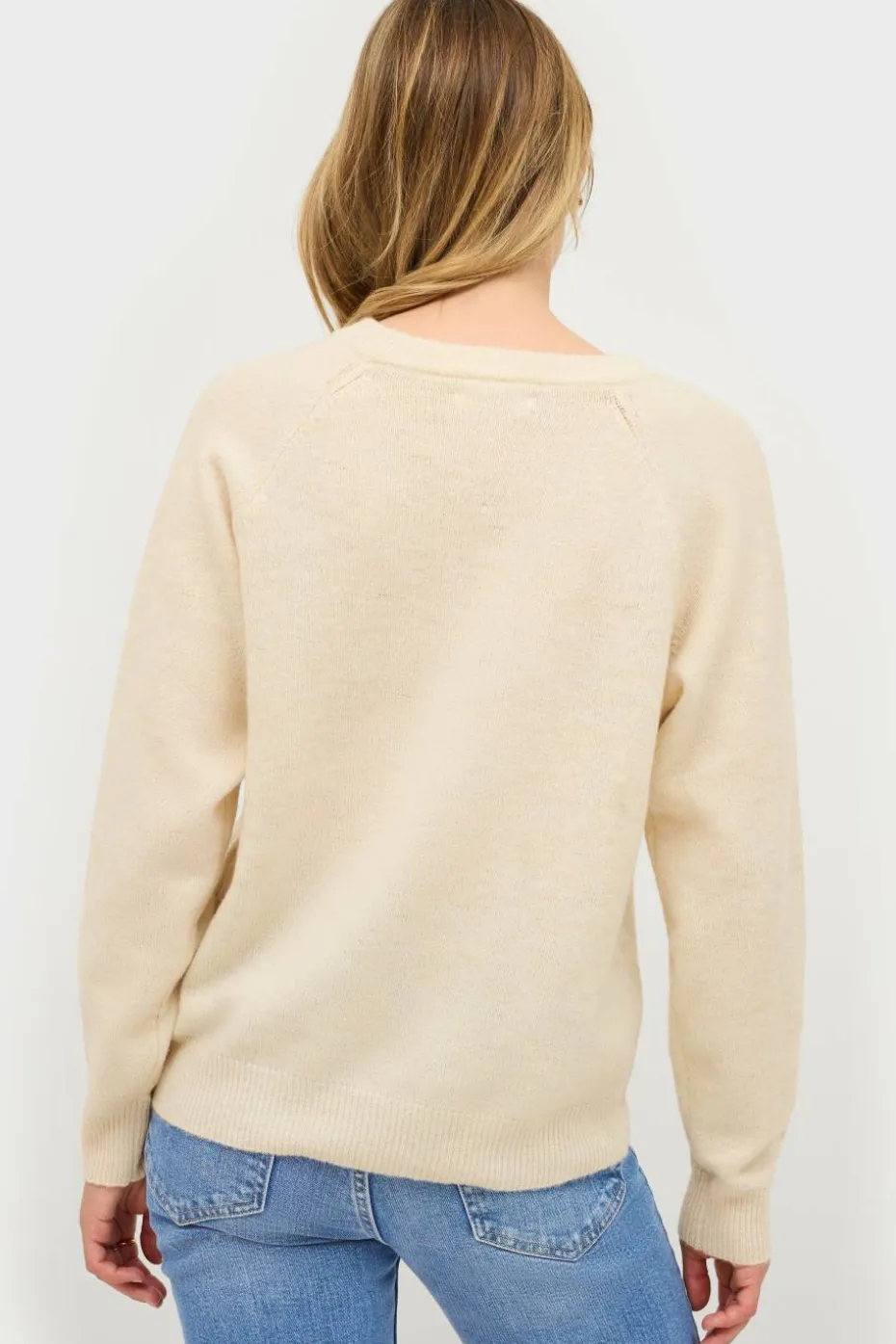 Ellos Collection Strikket genser med rund hals