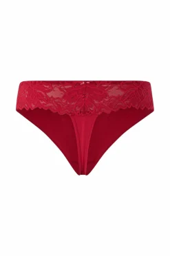 Ellos Collection Stringtanga med blonder på toppen