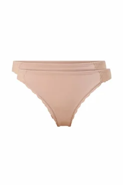 Ellos Collection Stringtruse med blonder i sidene, 2-pakning