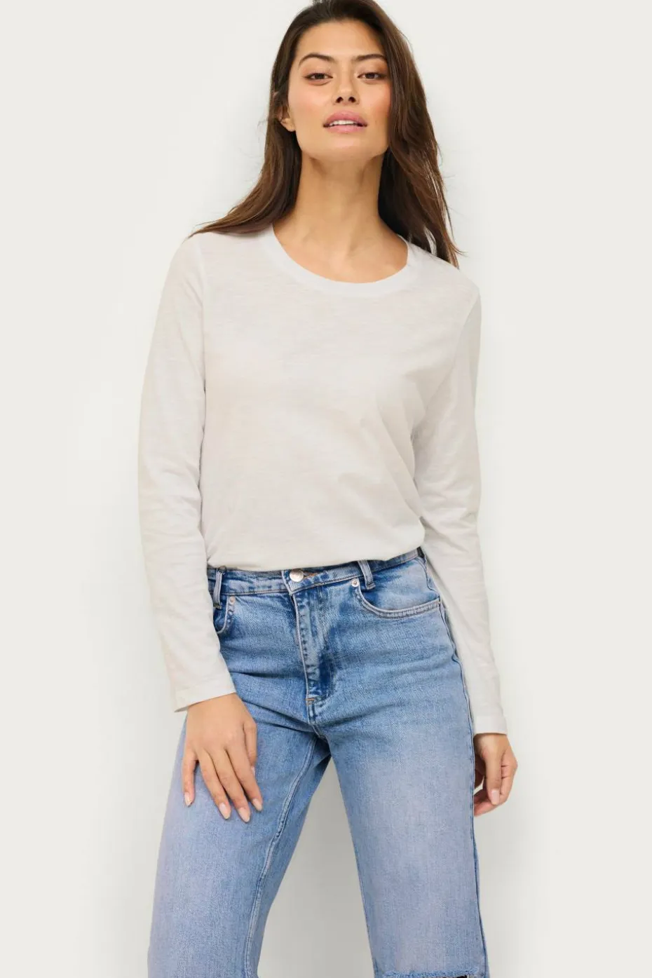 Ellos Collection Topp i myk bomullsblonder