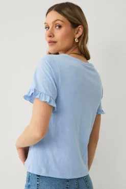 Ellos Collection Topp med volangermet
