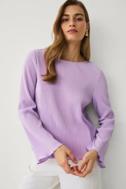 Ellos Collection Topp med plisseringer