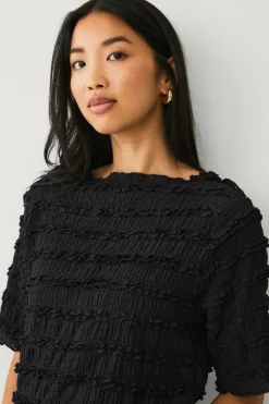 Ellos Collection Topp med rufsete kanter