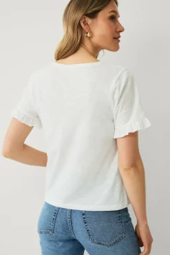 Ellos Collection Topp med volangermet