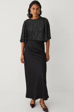 Ellos Collection Topp med drapert volangermet