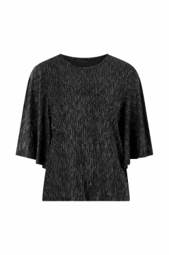 Ellos Collection Topp med drapert volangermet