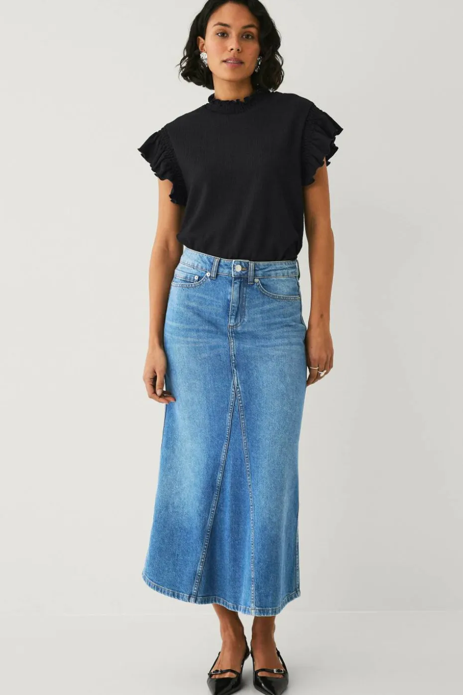 Ellos Collection Topp med volangermer