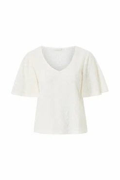 Ellos Collection Topp med draperte volangermer