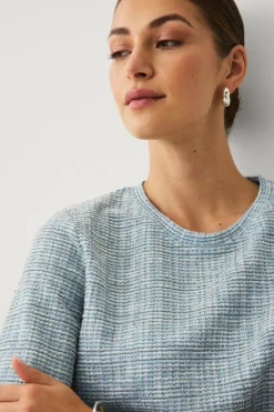 Ellos Collection Topp med bouclé-struktur