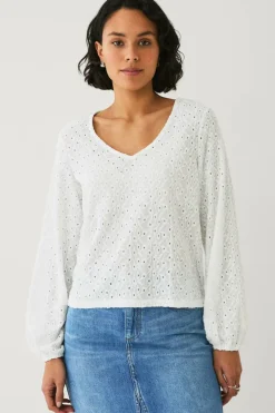 Ellos Collection Topp med blomstermønster